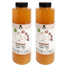 TAIWAN SWEET FARM 台灣好田 綜是享喝100%蘋果綜合果汁, 880ml, 2瓶