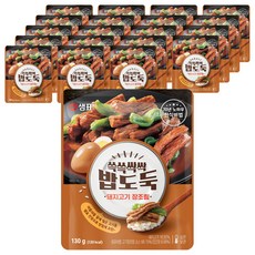 샘표 쓱쓱싹싹 밥도둑 돼지고기장조림, 130g, 20개