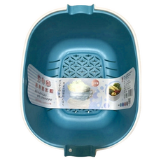 JEAN YEEN 展瑩 蔬果瀝水籃 7.6L大容量, 顏色隨機, 35 x 28 x 16cm, 1個