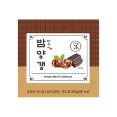 양갱애 밤양갱, 40g, 6개
