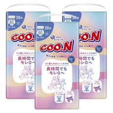 GOO.N 大王 長時間防漏褲型紙尿褲 12~22kg, 114片, XL