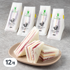 그린래빗 대만식 트리플베리샌드, 70g, 12개