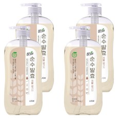 참그린 순수발효 곡물 설거지 주방세제, 720ml, 4개