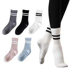 위드스타 여성용 미끄럼방지 고급 필라테스 양말 5족 세트 스포츠_레저/헬스/요가/댄스 반품 최저가 6,480원