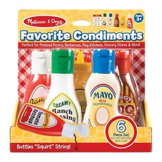 Melissa&Doug 瑪莉莎 玩具調味料組, 1組