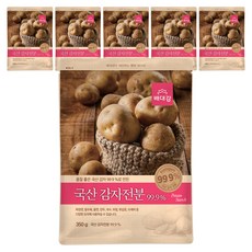 배대감 국산 감자전분, 350g, 6개