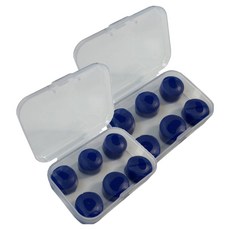 TIS 모델링 셀프 이어플러그 네이비, 2개, 6개입