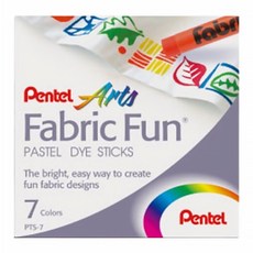 Pentel 飛龍文具 Arts 染色用粉蠟筆 PTS-07, 7色, 1盒
