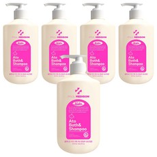 PAUL MEDISON 孩童用Ato弱酸性洗髮沐浴露 泡泡糖香, 1.077L, 5瓶