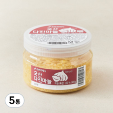 국내산 다진마늘, 400g, 5통
