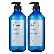 DrRooteer 咖啡因清涼頭皮深層清潔薄荷洗髮精, 800ml, 2瓶