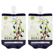 Nature Village 自然村 葡萄果汁, 100%韓國產, 無添加, 100ml, 2包