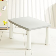 BUNNYHOUSE 베키 높이조절 유아 책상, 모던그레이