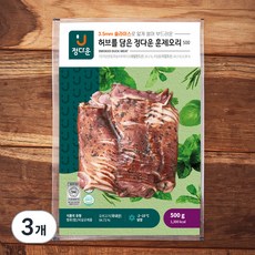 정다운 허브담은 훈제오리 1등급, 500g, 3개