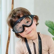 SNEFF 兒童款寬泳鏡, 黑色