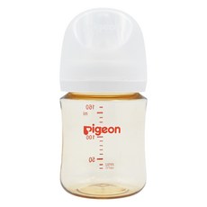 pigeon 貝親 第三代母乳實感PPSU奶瓶 0歲以上 SS, 純淨白, 160ml, 1個