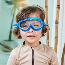 SNEFF 兒童款寬泳鏡, 藍色