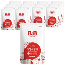 비앤비 젖병세정제 거품형 리필, 400ml, 15개