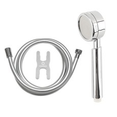 홈다움 몬스터수압상승 샤워기 + 안꼬이는 말랑이 PVC 샤워호스 2m, 1개