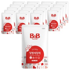 비앤비 젖병세정제 거품형 리필, 400ml, 20개