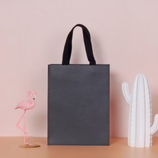 Kruger Brent 高級直式購物袋, 黑色