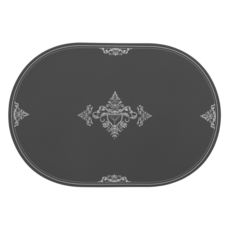 Diar 鉑金矽膠防水憶境餐墊, 炭灰色, 1個, 43 x 29.5 cm