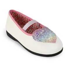 bimbobimba 女童愛心亮片平底鞋