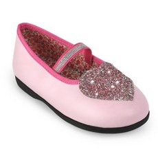 Bimbo Bimba 女童愛心亮片平底鞋