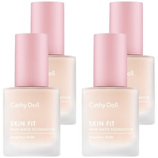 Cathy Doll 凱蒂娃娃 超清爽透膚粉底液 隱形毛孔 打造零瑕疵裸妝, 象牙白, 4瓶