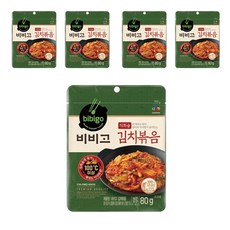 CJ bibigo 炒泡菜，80g, 5包
