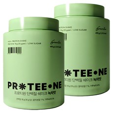 蛋白一蛋白奶昔綠茶味, 490g, 2個