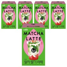 까페모리 로스티크 말차 딸기 라떼, 21.8g, 10개입, 5개