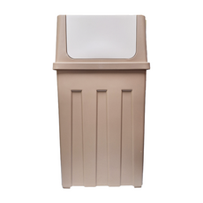 艾米購物 大容量垃圾桶 橫向 淺咖色 家用垃圾桶, 30L