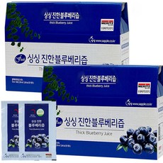 싱싱 진한 블루베리즙, 70ml, 60개