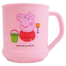 佩佩豬 PP圓弧水杯220cc-粉 台灣製造 安全無毒, 1入