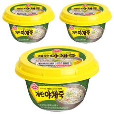 오뚜기 계란 야채죽, 285g, 3개입
