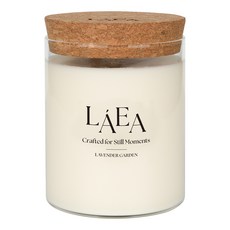 Laea大豆香氛蠟燭, 370g, 1個, 薰衣草花園