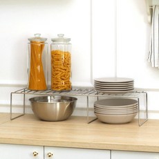 Stenfactory 韓國製造不鏽鋼伸縮層架, 單一顏色, 1個