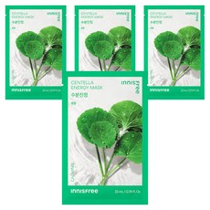 이니스프리 New 병풀 에너지 마스크 22ml, 1개입, 4개