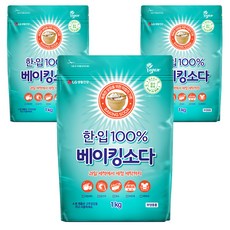 한입 베이킹소다 알파, 1kg, 3개