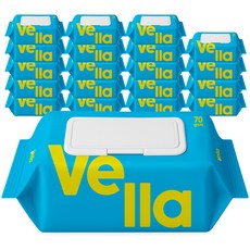 벨라 마레 초순수 저자극 엠보싱 물티슈 캡형, 70g, 72매, 20개