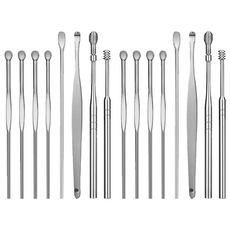 便攜不鏽鋼掏耳工具組, 8件, 2組