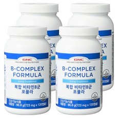 GNC 복합비타민 B군 포뮬라, 120정, 4개