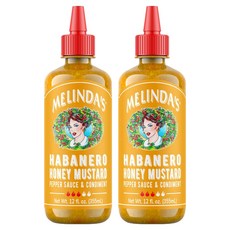 Melindas Melinda's 哈瓦那辣椒蜂蜜芥末醬, 355ml, 2個