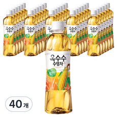 웅진 옥수수수염차 음료, 500ml, 40개