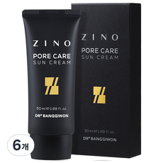 DR BANGGIWON Gino毛孔護理防曬乳 SPF50+ PA++++, 6個, 50ml