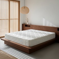 이편한침대 THE 단단한 프리미엄 독립스프링 매트리스 방문설치, 25cm, 미디엄하드