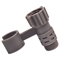 手易坊 免鑽孔外接沖洗器用掛架 PP塑料, 灰色