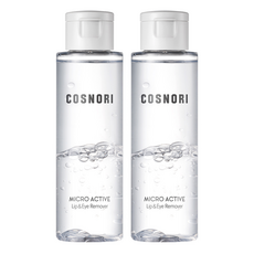 코스노리 마이크로 액티브 립앤아이 리무버, 100ml, 2개
