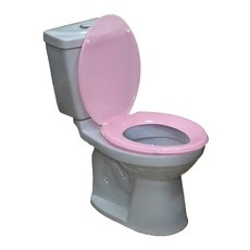 Toppuror 泰浦樂 雙模式夜光彩色馬桶蓋, 粉紅色, 1個